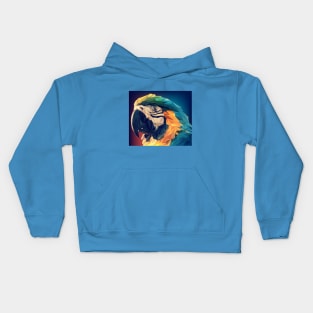 Parrot Art Kids Hoodie